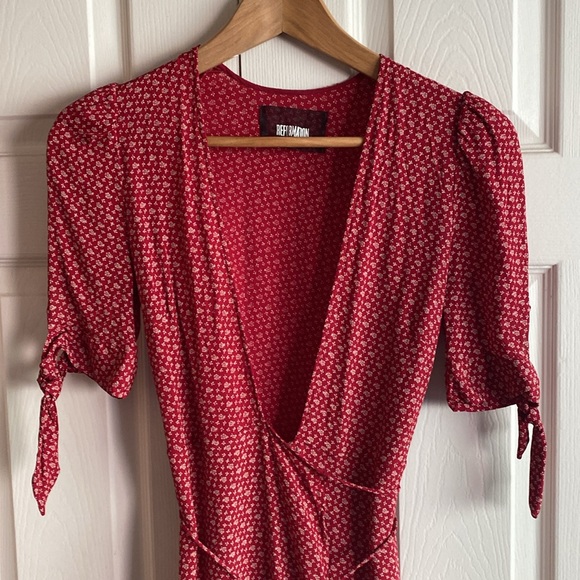 Reformation Royce Wrap Dress - Picture 7 of 10